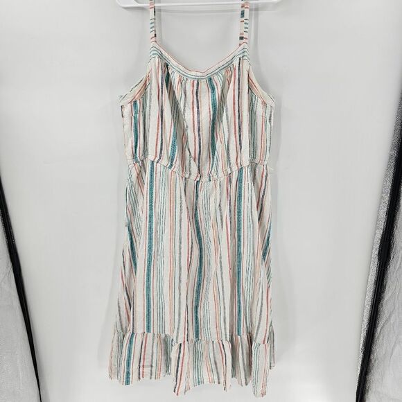Lane bryant 20 dress beach stripe plus size summer vacation - Picture 1 of 3